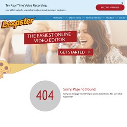 Loopster: video editor