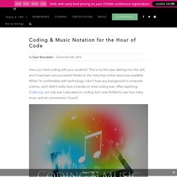 Coding & Music Notation for the Hour of Code