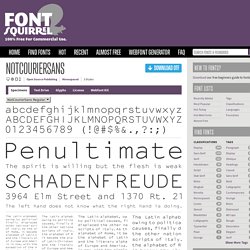 Free Font NotCourierSans by Open Source Publishing