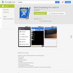 Note Everything Pro Add-On