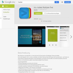 m> notes Notizen frei - Android-Apps auf Google Play
