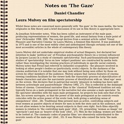 Notes on The Gaze