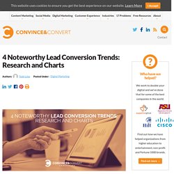 4 Noteworthy Lead Conversion Trends: Research and Charts