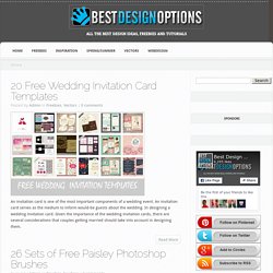 Best Design Options-Free design resources, Design tutorials and Design tips - Part 2