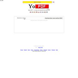 Yo PDF : Le moteur de recherche des fichiers PDF