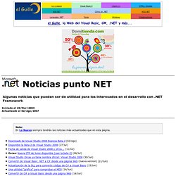Noticias punto NET (.NET Framework)