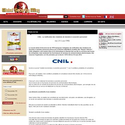 CNIL : La notification des violations de données à caractère personnel