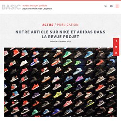 Notre article sur Nike et Adidas dans la revue Projet – Le Basic