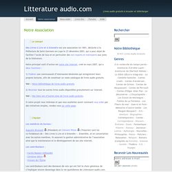 littérature audi- plus de 3 000 livres audios gratuits!
