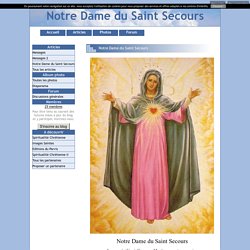 Prière à Notre-Dame du Saint Secours [Notre Dame du Saint Secours]