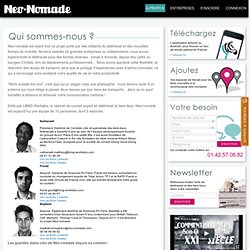 Notre équipe - Neo Nomade
