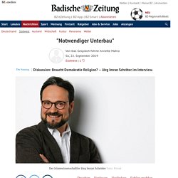 "Notwendiger Unterbau" - Südwest - Badische Zeitung