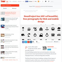 NounProject: 100's of Free Pictographs for Designers
