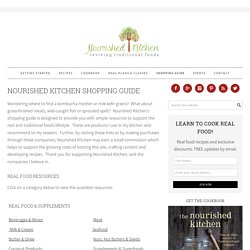 Nourished Kitchen Shopping Guide