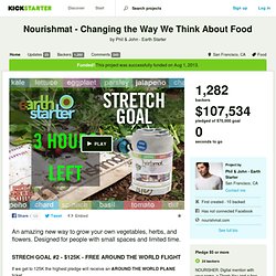 Nourishmat - Changing the Way We Think About Food by Phil & John - Earth Starter