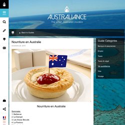 Nourriture en Australie – Australiance