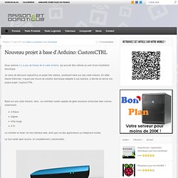 Nouveau projet à base d’Arduino: CustomCTRL