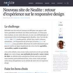 Nouveau site de l’agence Nealite : retour d’expérience sur le responsive design