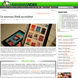 Le nouveau Nook en couleur