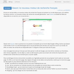 Qwant: le nouveau moteur de recherche français