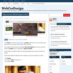 diapo nouveau slideshow jquery avancéWebCssDesign