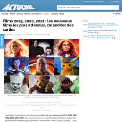 Films 2012, 2013, 2014 : sorties et nouveaux films, calendrier des plus attendus