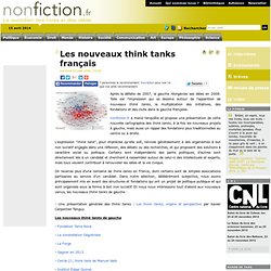 Les nouveaux think tanks français