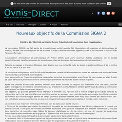 Nouveaux objectifs de la Commission SIGMA 2