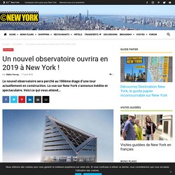 Nouvel observatoire à New York