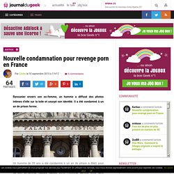 Nouvelle condamnation pour revenge porn en France