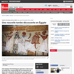 Une nouvelle tombe découverte en Égypte
