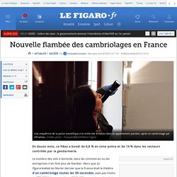 Nouvelle flambée des cambriolages en France