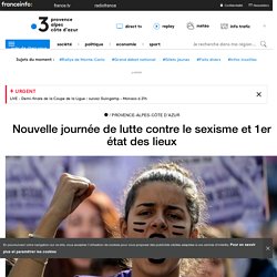 Nouvelle journée de lutte contre le sexisme et 1er état des lieux - France 3 Provence-Alpes-Côte d'Azur