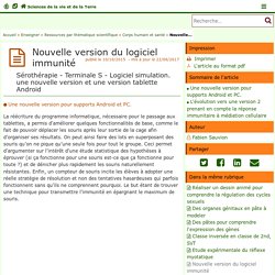 Nouvelle version du logiciel immunité - Sciences de la vie et de la Terre