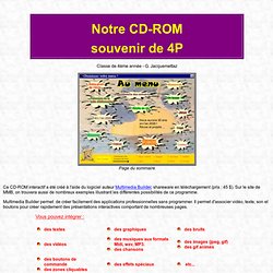 Création d'un cd-rom interactif