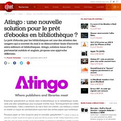 Atingo : une nouvelle solution pour le prêt d’ebooks en bibliothèque ?