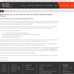 Nouvelle version du portail / Portail Epidemiologie - France