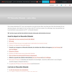 PVT Nouvelle-Zélande - Liens utiles - PVTistes.net