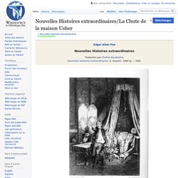 Nouvelles Histoires extraordinaires/La Chute de la maison Usher - Wikisource