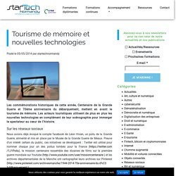 Tourisme de mémoire et nouvelles technologies