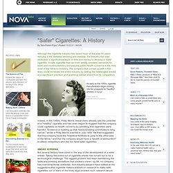 "Safer" Cigarettes: A History