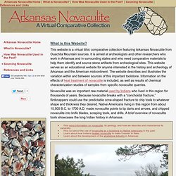 Arkansas Novaculite: A Virtual Comparative Collection