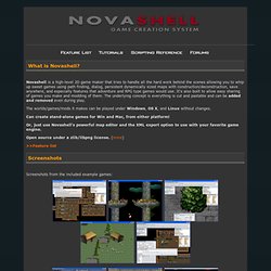 Novashell Game Creation System