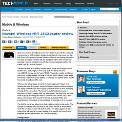 Novatel Wireless MiFi 2532 router review