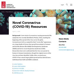 ASM American Society of Microbiology COVID-19 Resources