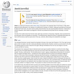 Amok (novella)