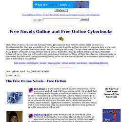 Free Novels Online and Links to Other Free Online Cyber-Books