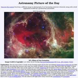 2011 November 20 - W5: Pillars of Star Formation