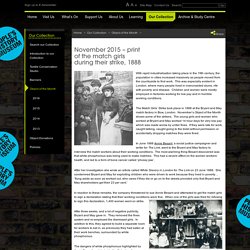 Website 5: The matchgirls of 1888