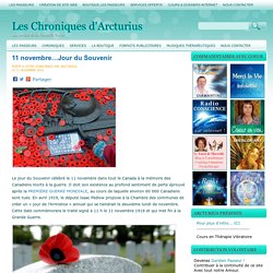 11 novembre...Jour du Souvenir Les Chroniques d'Arcturius